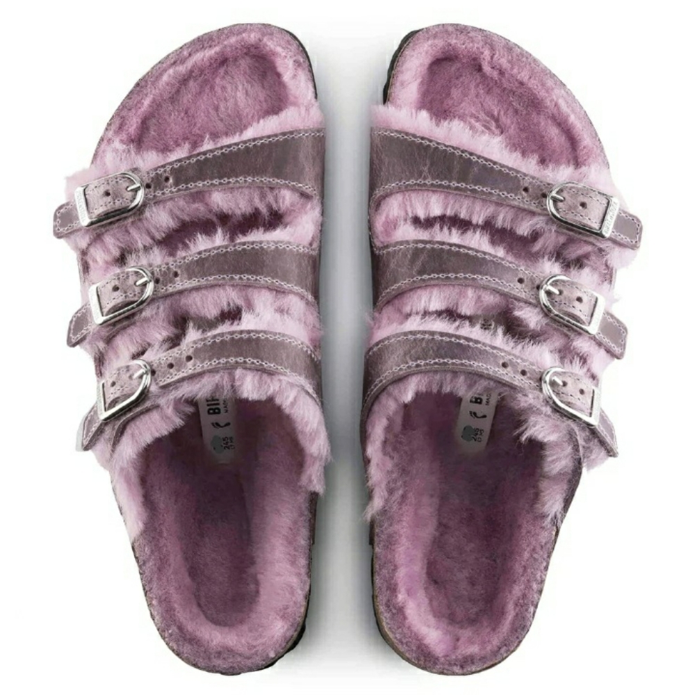 NIB Birkenstock Florida Fresh Shearling